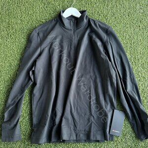 Soft Jersey Half Zip - Black